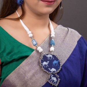 Chemical beads & Ghungroo Necklace