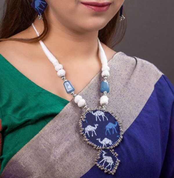 Chemical beads & Ghungroo Necklace